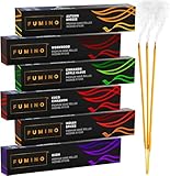 Fumino Räucherstäbchen-Set Kamin & Frost Multipack - Frische handgefertigte...