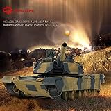 Neu Beliebt 1:24 High-Speed ​​Handsteuerung Hobby Spielzeug M1A2 US Kampfpanzer RC...