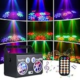 Discolicht Partylicht Party Licht 90 Muster DJ Disco Lichter mit Fernbedienung, DMX...