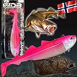 Angel-Berger Wild Devil Baits Giant Sea Shad Heilbutt Seelachs Köder Meeresangeln (Hot...