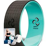 Yoga Rad mit eBook inklusive & Yogagurt - Bequem & langlebiges Yoga-Zubehör I Yoga Wheel...