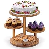 HURZMORO Etagere 4 Etagen für 50 Cupcakes, Ständer für Desserts, Kuchen, Donuts,Obst...