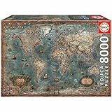 Educa - Puzzle 8000 Teile für Erwachsene | Antike Weltkarte, 8000 Teile Puzzle...