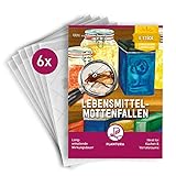 Plantura Lebensmittel-Mottenfallen, geruchlose Pheromonfallen, ergänzt...