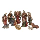 ToCi China-Traders Krippenfiguren Set Weihnachten mit 11 Figuren (bis 10 cm) im...