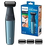 Philips Bodygroom Series 3000 hautfreundlicher Körperrasierer inkl. 3 Kammaufsätze...