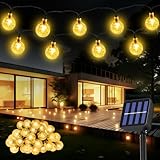 Suright Solar Lichterkette Aussen, Lichterkette Außen Solar, 8M, 30LED, 8 Modi, IP65...