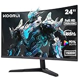 KOORUI 24 Zoll Curved Gaming Monitor, FHD 1080p, 1ms Reaktionszeit,165Hz...