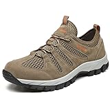 KUXUAN Herren-Wanderschuhe - Outdoor-Sport-Sommer-Mesh-Strandschuhe Lässige Wasserschuhe...