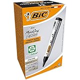 BIC Marking 2000 Permanent Marker, in Schwarz, Wasserfester Stift für Glas, Metall, Holz...