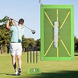 Draduo Golf-Trainingsmatte für Schwungerkennung, Schlagweg, Schwungweg und richtige...