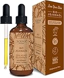 100% BIO JOJOBAÖL kaltgepresst | Für Haare Haut Nägel - 100% Rein &...