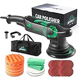 Exzenter Poliermaschine,700W Auto Poliergerät BATOCA, 21mm Orbital Polierset,6...