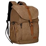 bagsmart Fotorucksack DSLR Kamerarucksack Canvas Diebstahlsicher Wasserabweisend...