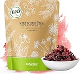 Hibiskusblüten BIO ganz und getrocknet 1000 g - Premium HIbiskus Tee - Hibiskusblütentee...