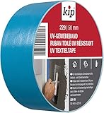 Kip Tape 229-35 Gewebeband – UV-beständiges, breites Gewebe-Klebeband aus PE für raue...