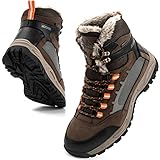 JACKSHIBO Winterschuhe Herren Winterstiefel Wasserdicht Stiefel Herren Trekking...