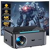 Beamer【Android TV】 XIWBSY 20000 Lumen Beamer 4K Heimkino, 5G WiFi Bluetooth Tageslicht...