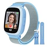 PTHTECHUS Smartwatch Kinder 4G, Telefon Uhr für Kinder mit Anrufe, GPS, WiFi...