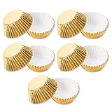 100 Stück Cupcake-Papiereinlagen Mini-Antihaft-Muffin-Backformen DIY Gebäck Schokolade...