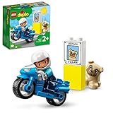 LEGO DUPLO Polizeimotorrad, Polizei-Spielzeug für Kleinkinder ab 2 Jahre, ideales...