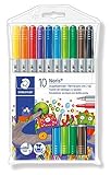 STAEDTLER 320 NWP10 Doppelfasermaler Noris Club (stabile, eindrucksichere...