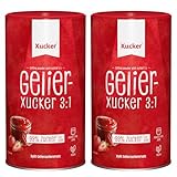 Xucker 3:1 Gelierxucker mit Xylit 2x 1kg - leckere Gelierzucker Alternative mit...