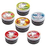 Shiazo Dampfsteine Shisha Steam Stones Mixed Pack, 6 Sorten Wasserpfeife Stein Granulat...