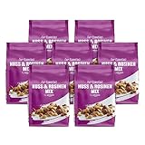 by Amazon Studentenfutter natürliche Nüsse & Rosinen Mix, Ungesalzen, 1400g, 7 Packungen...