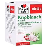 DOPPELHERZ Knobl.Kap.m.Mistel+Weißdorn 60/24/54 mg 270 St