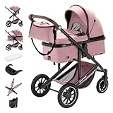 Daliya® FLEXI-PRO Kombikinderwagen & Buggy |Vielseitig, Leichter...