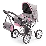 Bayer Design 13633AA Kombi Puppenwagen City Star, faltbar, Verstellbarer Griff,...