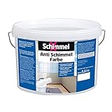 Pufas 2500 SchimmelX Anti-Schimmelfarbe Innen-Farbe mit Langzeitschutz Weiß 2.5 L