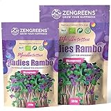 ZenGreens® - Bio Radieschen Sprossen Samen - Wähle zwischen 200g und 500g -...