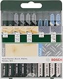 Bosch 10tlg. Stichsägeblatt Set Wood and Metal (Holz und Metall, Zubehör...