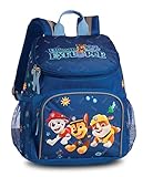 Fabrizio Paw Patrol Rucksack mit Chase, Marshall und Rubble Jungen von 3-6 Jahren, Kita-...