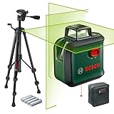 Bosch Kreuzlinienlaser AdvancedLevel 360 mit Premium-Stativ (3 Laserlinien inkl. 360° zum...