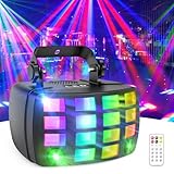 LED Bühnenbeleuchtung Partylicht, DMX512 2 in 1 RGB Disco Licht, Discolicht...