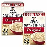 Cleverry Box Set mit Quaker Oat So Simple Original Porridge Oatmeal - 44 Beutel x 27g...