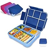 IJIAMY Brotdose Kinder mit Fächern, Bento Box Kinder, Auslaufsicher Lunchbox Kinder,...