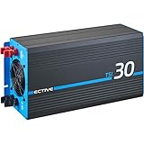 ECTIVE 3000W 12V zu 230V Reiner Sinus-Wechselrichter TSI 30 mit integrierter...