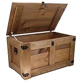 CREATIVE COOPER holzbox, schatztruhe, aufbewahrungsbox, betttruhe, rustikal truhentisch,...