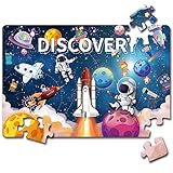 Kinderpuzzle im Alter von 3–5, 48-teiliges Discovery Universe Space Planet...