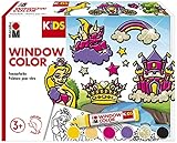 Marabu 306000000005 - KiDS Window Color Set 'Prinzessin', 6 x 25 ml Fensterfarbe auf...