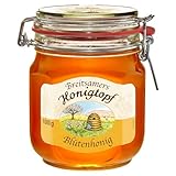 Breitsamer Honig Honigtopf Blüte 1.000g flüssig - Aromatisch blumiger Blütenhonig im...