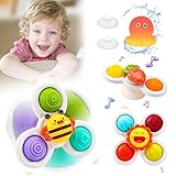 Saugnapf Spielzeug Baby 3 StüCk Fidget Spinner Suction Cup Baby Fenster Toy Kreisel...