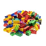 130 Teile bzw. 1 kg Lego Duplo Steine 100 x 4er 2x2 Noppen und 30 x 8er und 2x4...