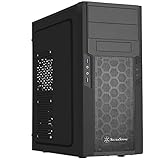 SilverStone SST-PS13B - Precision Midi Tower Gehäuse, Frontblende in Klavierlack-Optik,...