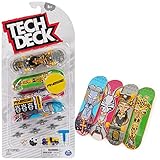 Tech Deck, Ultra-Deluxe Fingerboard 4er-Set, mit authentischer Skateboard-Grafik...