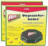 Axisis GmbH REINEX 8 Stück 2x4 Ungezieferbox Köderbox Schädlingsgift Kakerlaken...